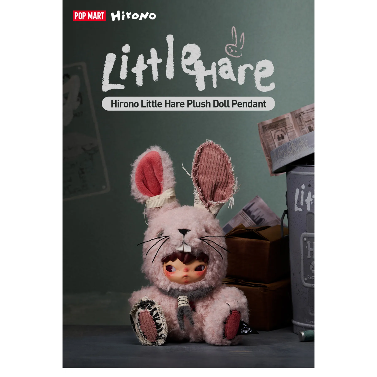 Hirono Little Hare Plush Doll Pendant